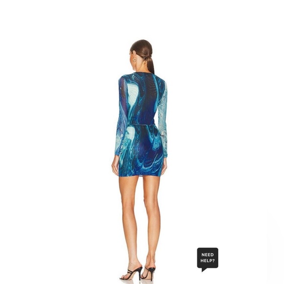 Farai London Leena Skirt and Bodysuit Oceanic Blue - Picture 2 of 4